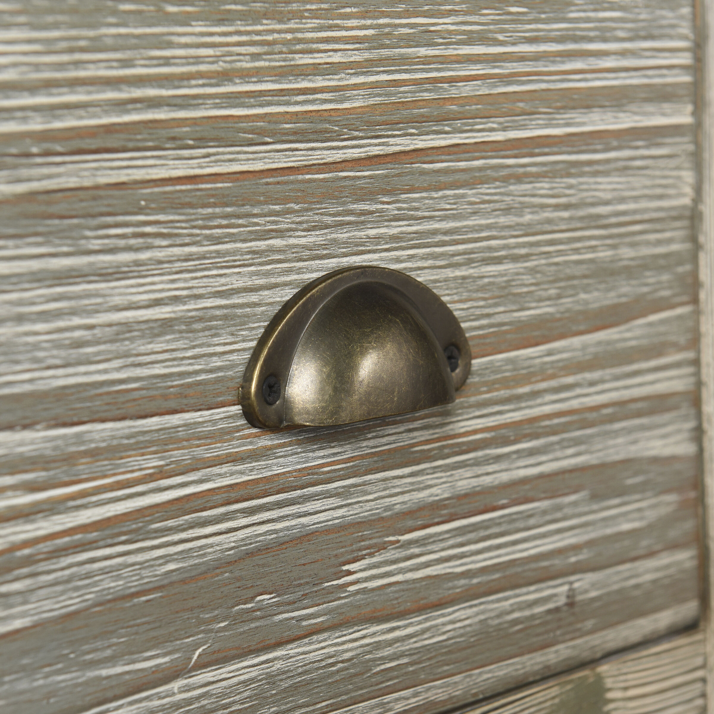 Signature Blue and Grey Cabinet