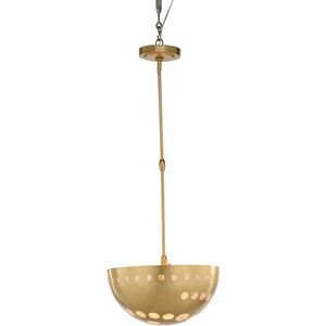 Cirque 3 Light 16 inch Gold Pendant Ceiling Light, Small