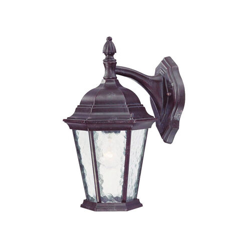 Telfair 1 Light 14 inch Marbleized Mahogany Exterior Wall Mount