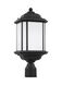 Kent 1 Light 20.25 inch Black Outdoor Post Lantern