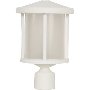 Resilience Lanterns 1 Light 14 inch Textured White Outdoor Post Mount in Textured Matte White