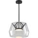 Canada LED 17.75 inch Black LED Pendant Ceiling Light