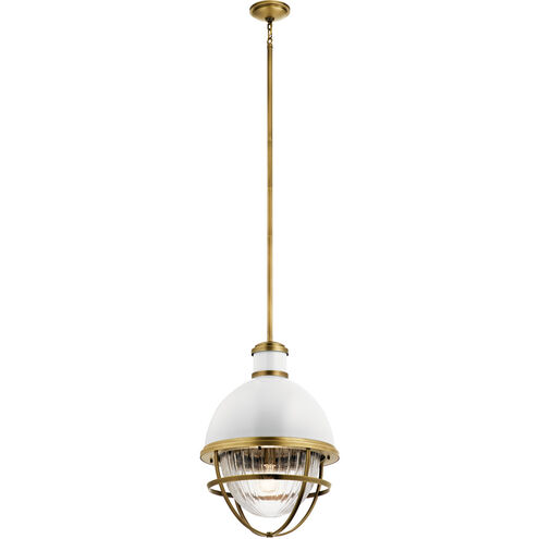 Tollis 1 Light 16 inch Natural Brass Pendant Ceiling Light