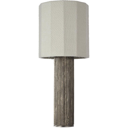 Anne-Marie Barton Fumar 29 inch 15.00 watt Ridged Graphite Table Lamp Portable Light