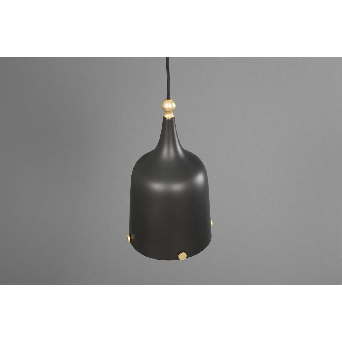 Era 1 Light Matte Black Pendant Ceiling Light, Design Series