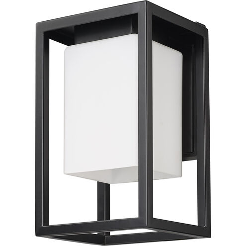 Gladwin 1 Light 14 inch Matte Black Exterior Wall Lantern