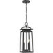 Kendrix 2 Light 7.5 inch Powder Coated Black Outdoor Hanging Lantern