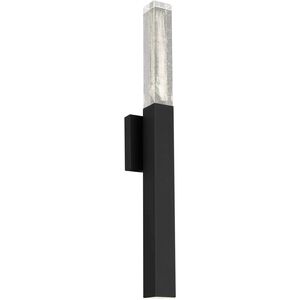 Folio LED 31.25 inch Sand Black Outdoor Wall Sconce