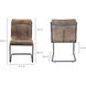 Ansel Brown Dining Chair, Set of 2