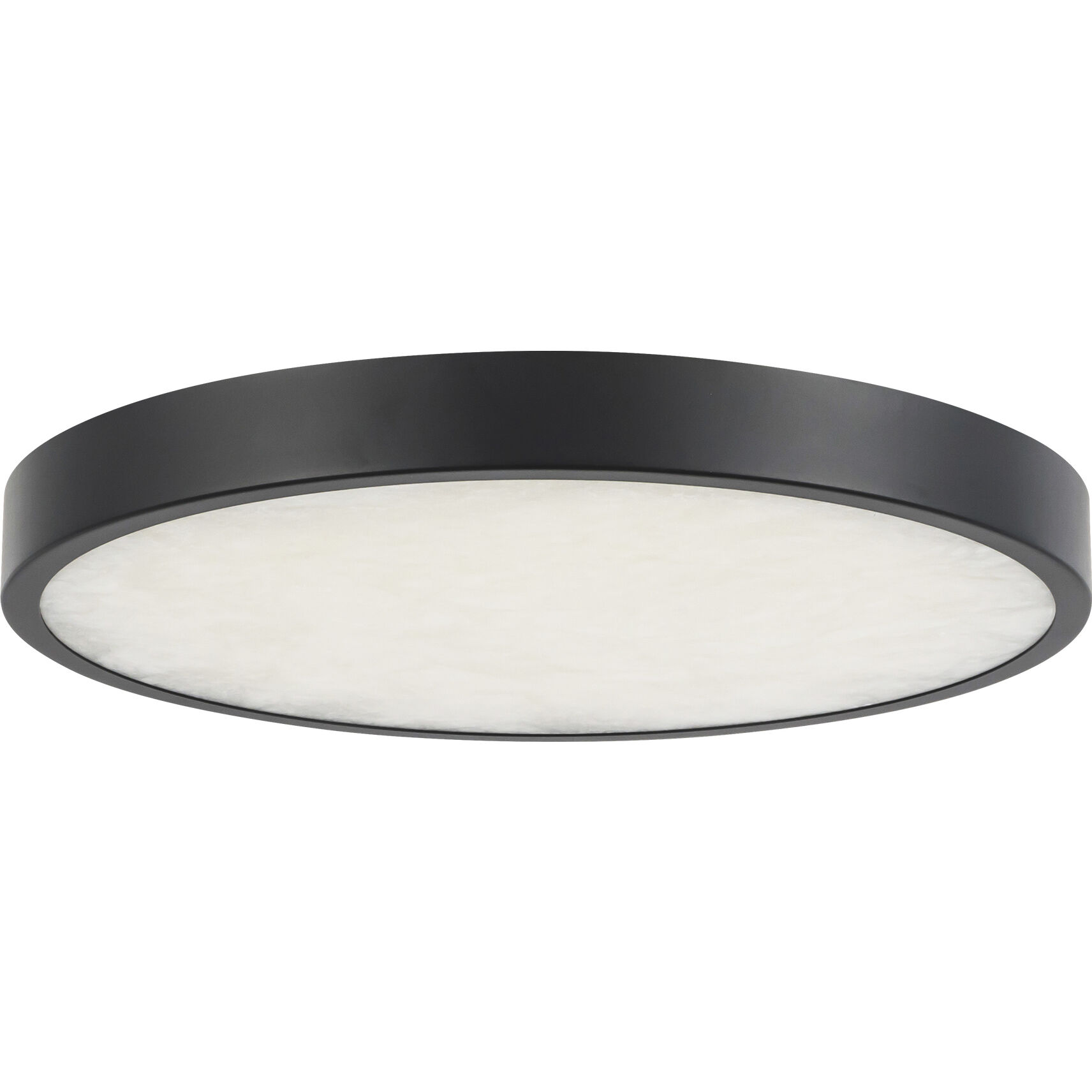 Alora Mood Evelyn 9 inch Matte Black and Alabaster Flush Mount Ceiling Light