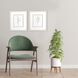 Florals Collection Green Framed Art