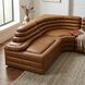 Bandera Roche Tan Modular Sofa, Left