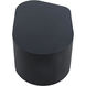 Bain 35 X 24 inch Matte Black Coffee Table