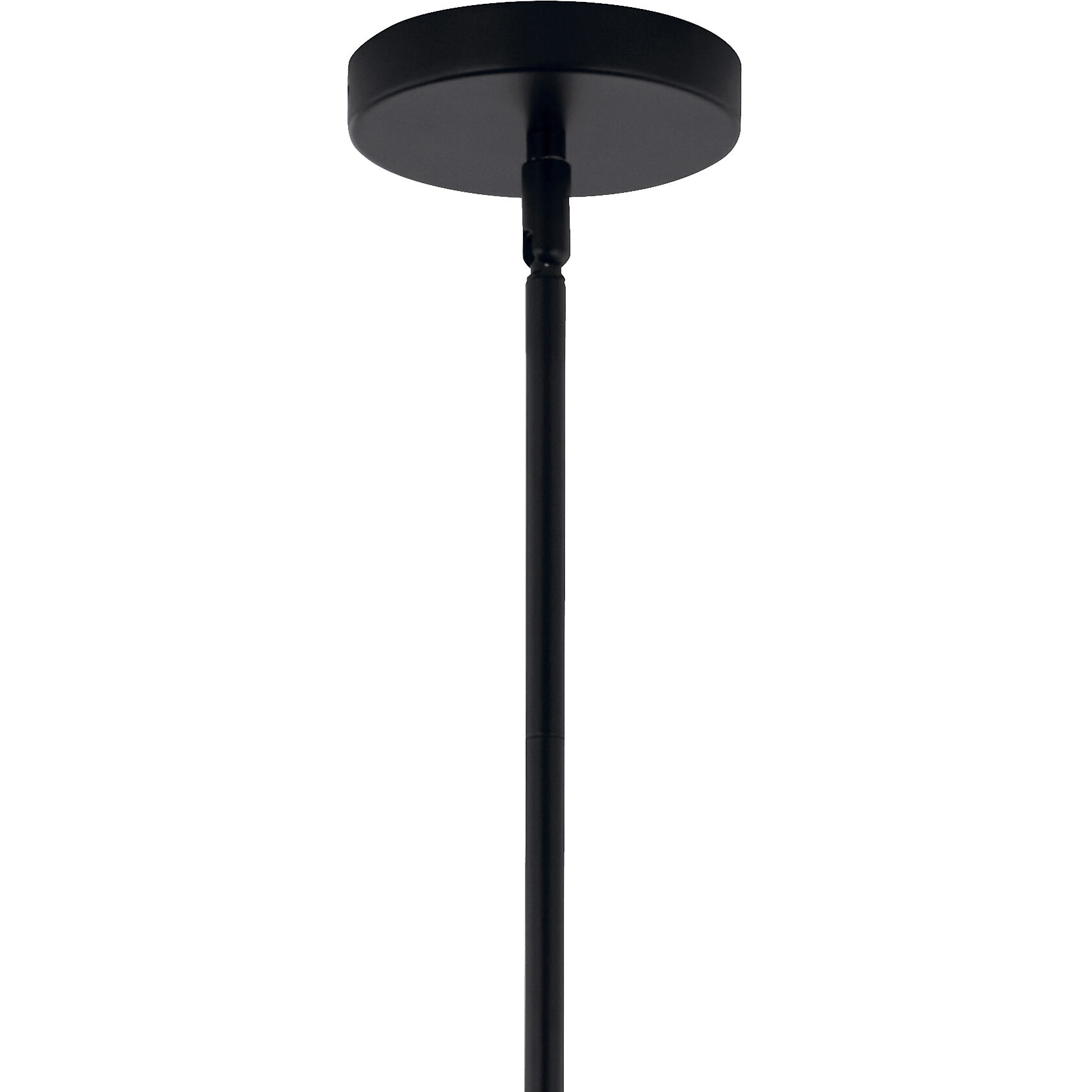 Silvarious 3 Light Black Chandelier/Semi Flush Ceiling Light