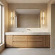 Marque LED 24 inch Satin Brass Vanity Light Wall Light