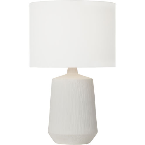 Hable Panola 27.5 inch 9.00 watt Matte White Ceramic Table Lamp Portable Light