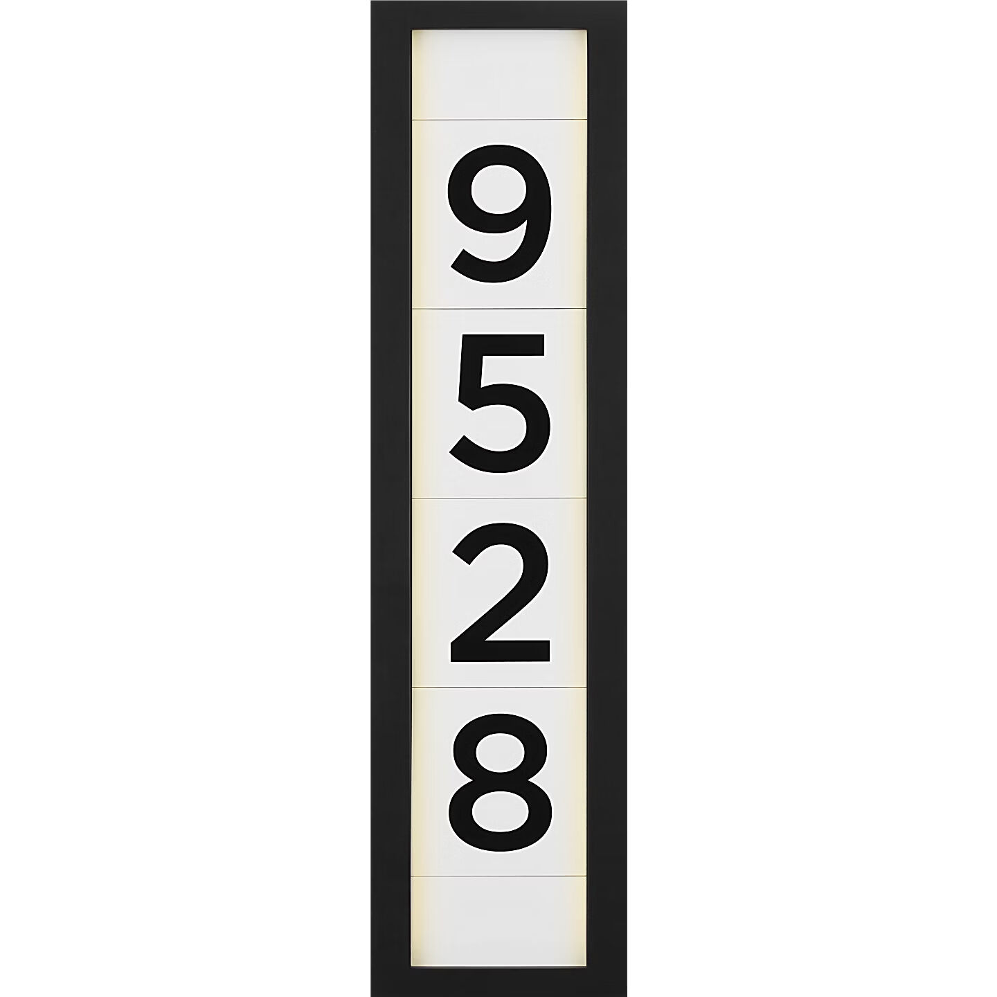 Address Light LED Textured Black Address Light