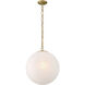 Marbelle 1 Light 15.75 inch Legacy Brass Pendant Ceiling Light