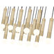 Stari Linear Chandelier Ceiling Light in Modern Gold