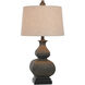 Signature 32 inch 150 watt Berkshire Brown Table Lamp Portable Light