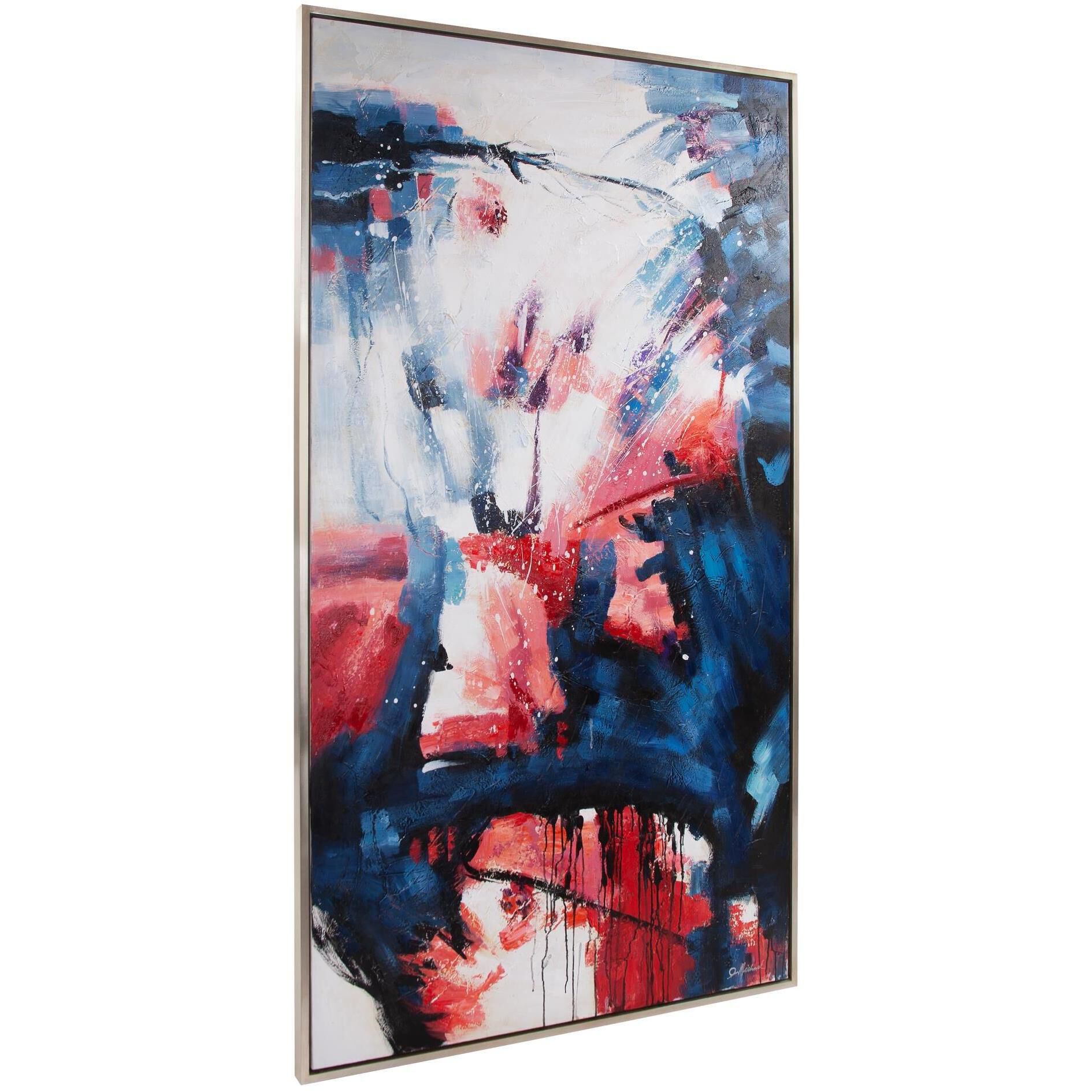 A' La Mode 74 X 41.5 inch Hand Painted Canvas