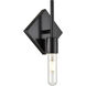 Mia LED 6 inch Matte Black ADA Sconce Wall Light