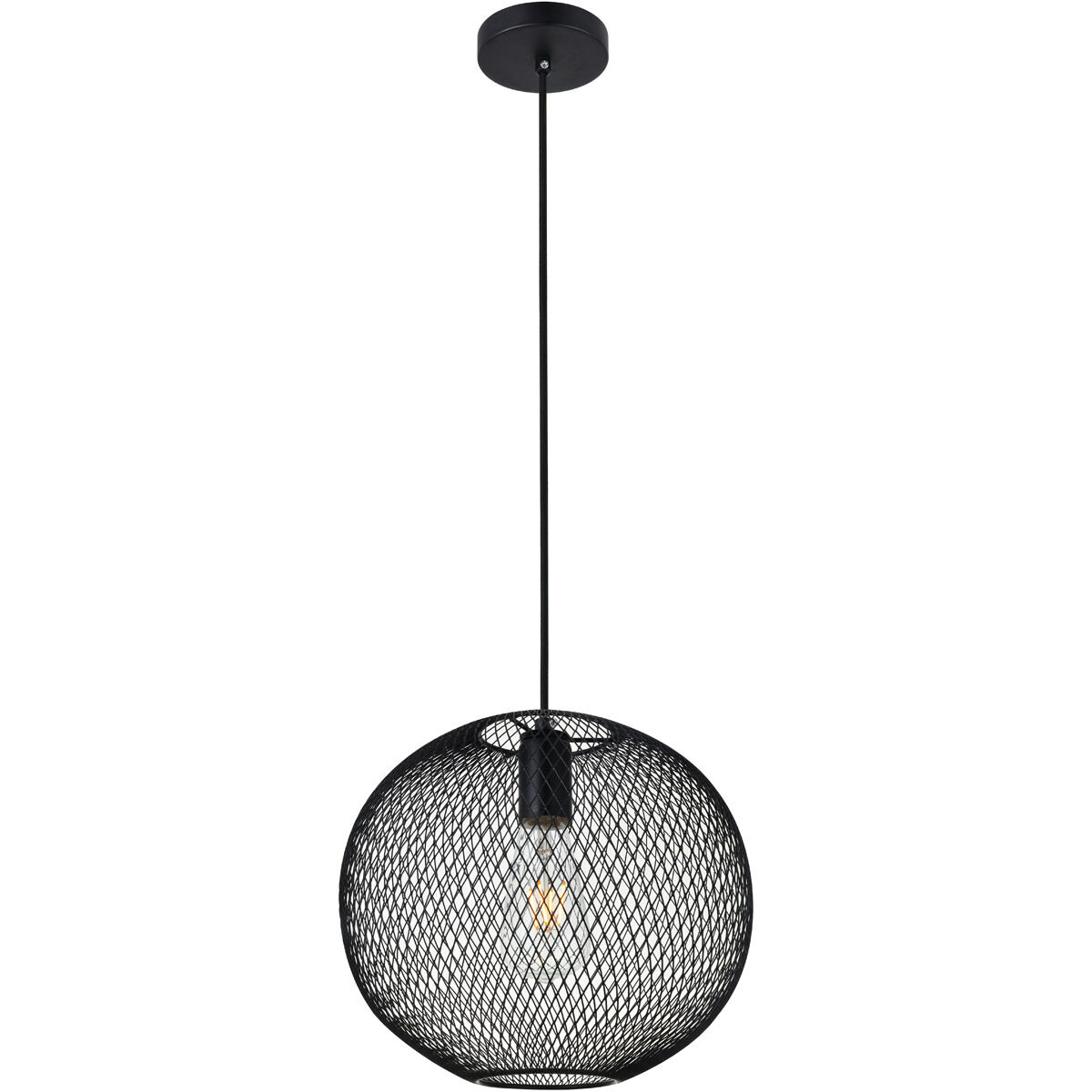 Keller 1 Light 11 inch Black Pendant Ceiling Light