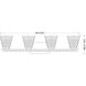 Annalise 4 Light 32 inch Modern Gold Vanity Wall Light