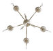 Callisto 5 Light 24 inch Brushed Nickel Chandelier Ceiling Light