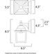 Builder Cast LED E26 LED 9 inch Rust Patina Outdoor Wall Mount