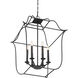 Gallery 6 Light 22 inch Royal Ebony Foyer Pendant Ceiling Light