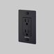 1G Duplex 125 Black Outlet