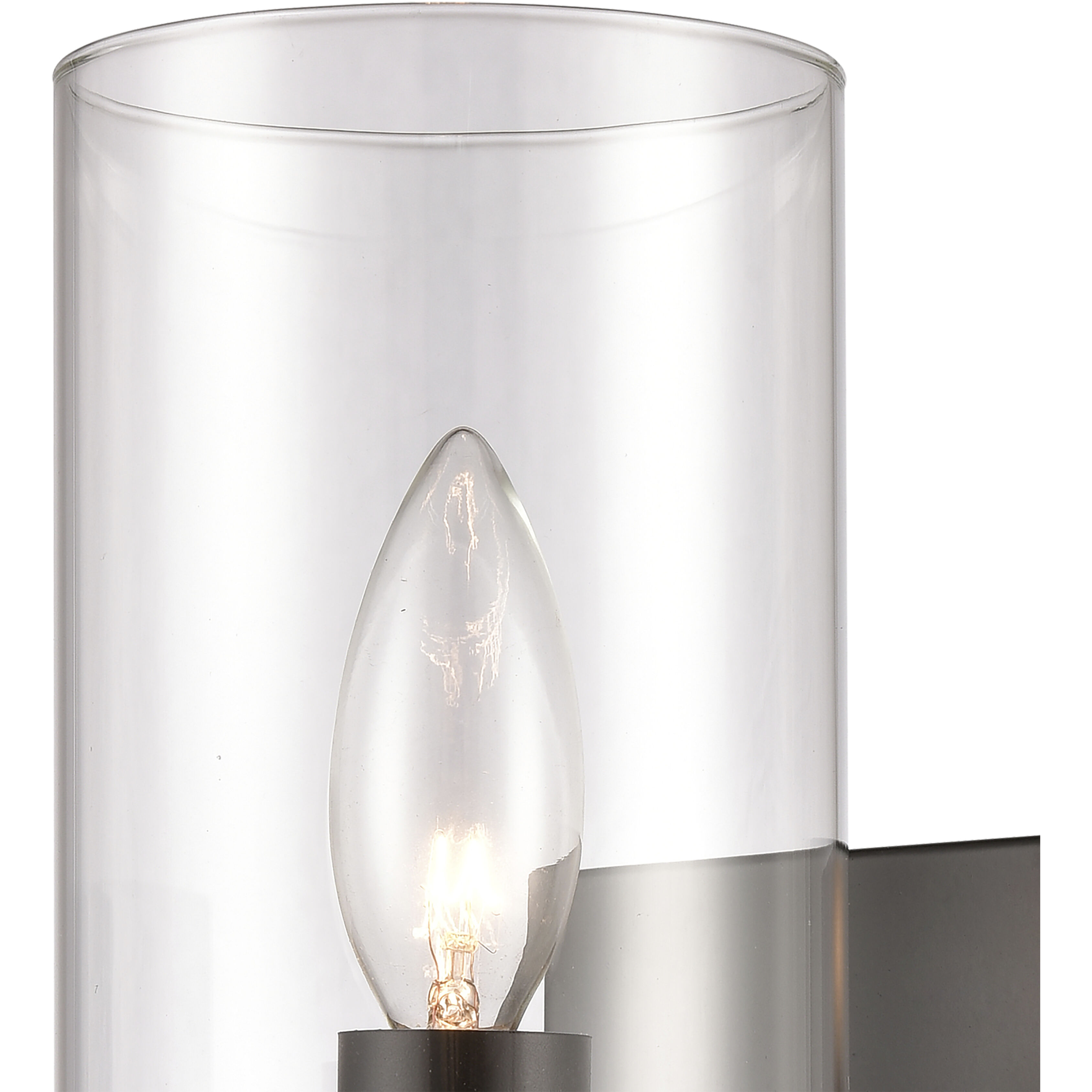 Oakland Sconce Wall Light in Black