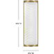 Lisa McDennon Devon LED 4.75 inch Lacquered Brass Bath Light Wall Light in Etched Opal, 20W, 2900K, Linear, Sconce