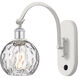 Ballston Athens Water Glass LED 6 inch White and Polished Chrome Sconce Wall Light