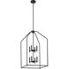 Madden 8 Light 20 inch Black Large Foyer Pendant Ceiling Light