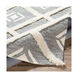 Cherokee 108 X 72 inch Black/Charcoal/Cream Handmade Rug in 6 x 9, Rectangle