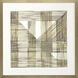 Welded Mesh Brown and Metallic and Neutral and White Framed Art
