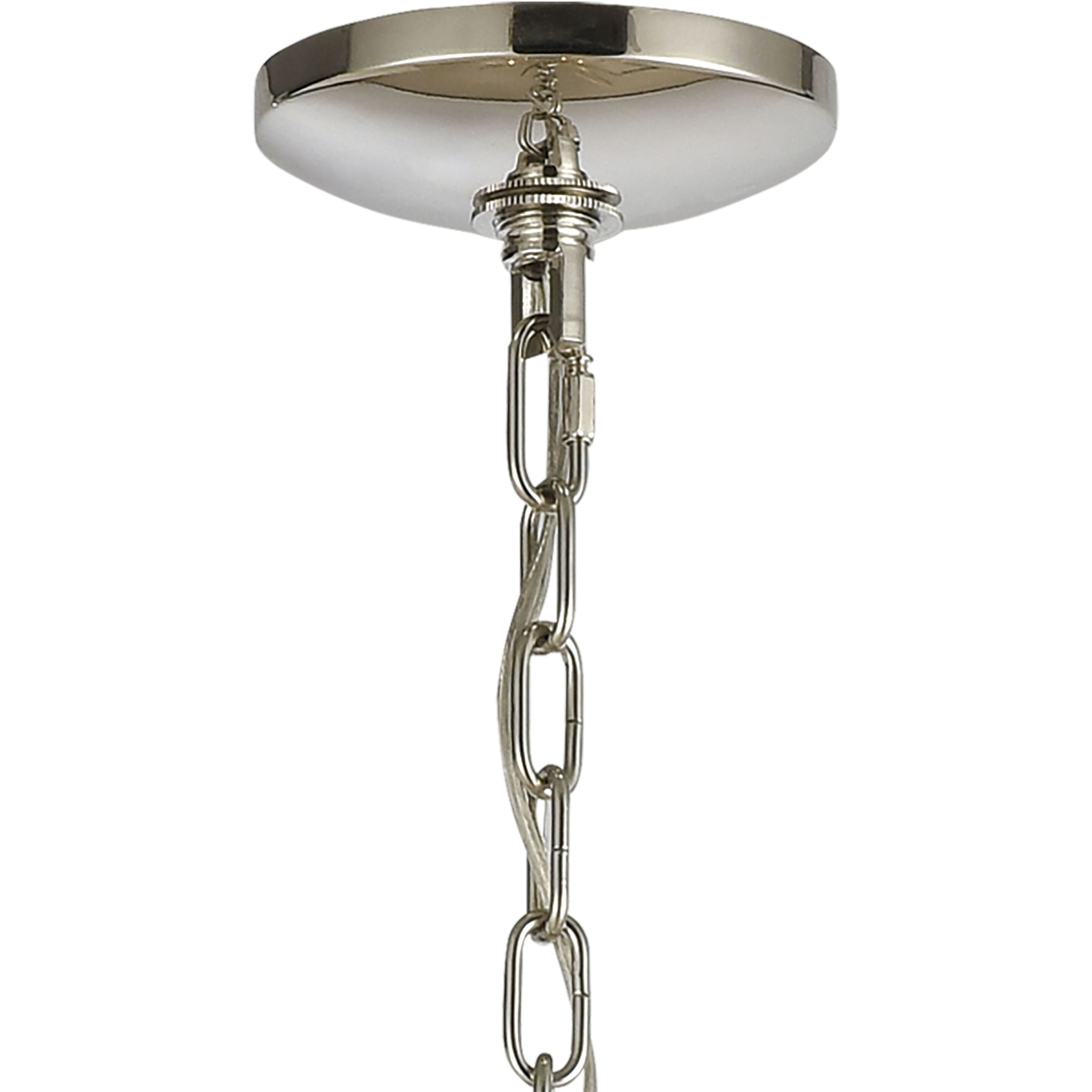 Geosphere 5 Light 27 inch Polished Nickel Chandelier Ceiling Light