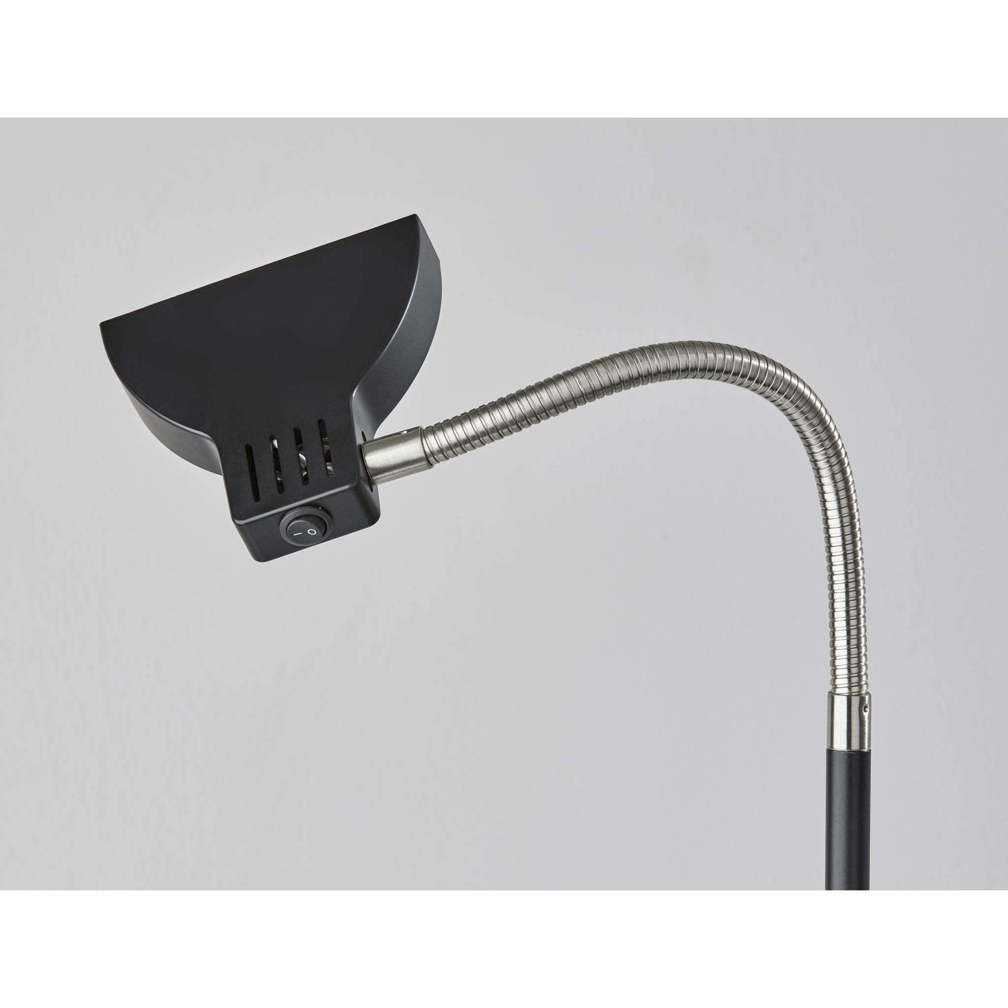 Slender 57 inch 4.00 watt Black Floor Lamp Portable Light, Simplee Adesso
