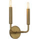 Mavisten Edition Carbonia Wall Sconce Wall Light in Lacquered Burnished Brass