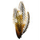 Fern 3 Light 11.5 inch Modern Gold Wall Sconce Wall Light