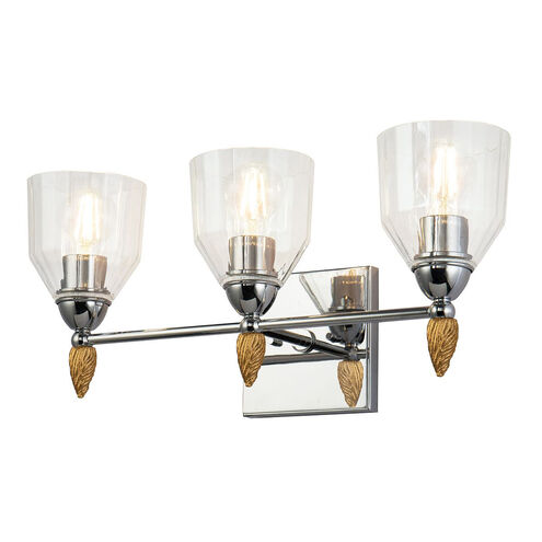 Felice 3 Light 22 inch Polished Chrome Bath/Vanity Wall Light