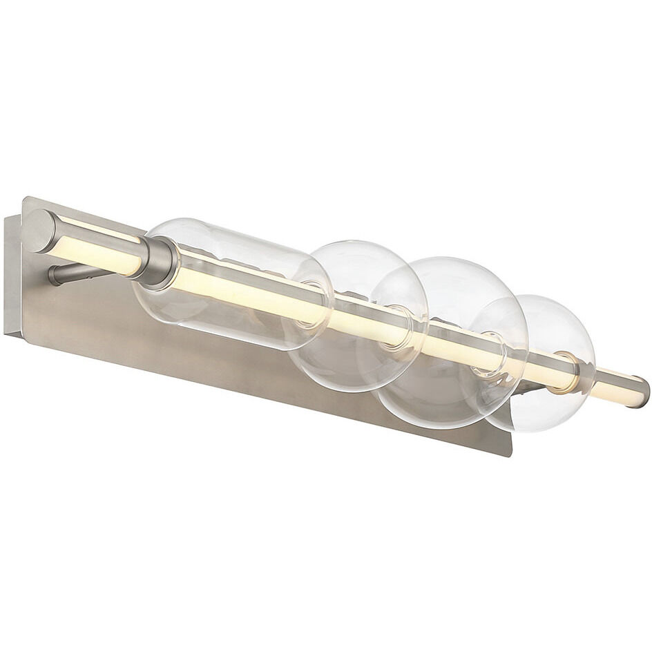 Lucent LED 40 inch Satin Nickel Vanity Light Wall Light