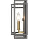 Titania 2 Light 10 inch Bronze and Olde Brass Wall Sconce Wall Light