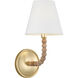 C&M by Chapman & Myers Fiona 1 Light 6.29 inch Gild Wall Sconce Wall Light in LED