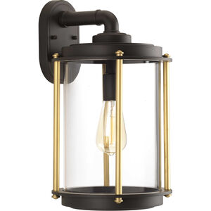 Glenmere Way 1 Light 17 inch Architectural Bronze Outdoor Wall Lantern, Large
