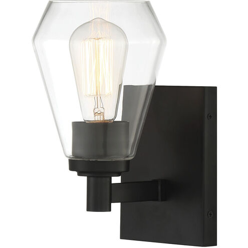 Clarity 1 Light 5.25 inch Coal Bath Vanity Wall Light