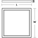 Edge Square LED 9 inch White Flush Mount Ceiling Light