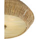Antibes 2 Light 18.25 inch Honey Beige Flush Mount Ceiling Light